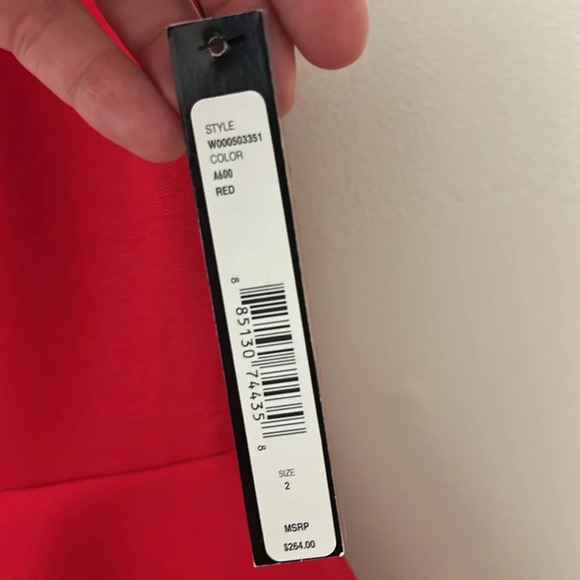 Alice + Olivia NWT Red Ember Cap Sleeve Party Dress Size 2 Revolve Coquette Cute - Picture 4 of 15